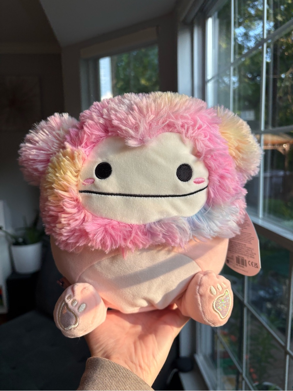 Diane the peach 🍑 salmon bigfoot squishmallow NWT 8in